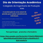 Orientação Acadêmica 16-09-2021 Orientação Acadêmica